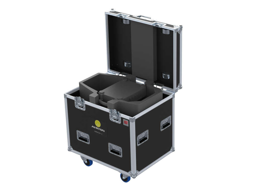 Santosom Moving Head Flight Case, Ayrton Huracán-X (no foam shell)