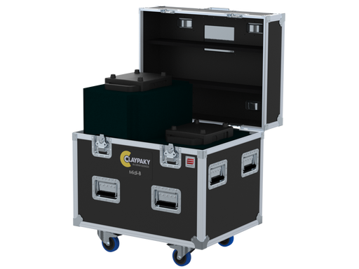 Santosom Moving Head Flight case PRO, 2x Clay Paky Midi-B