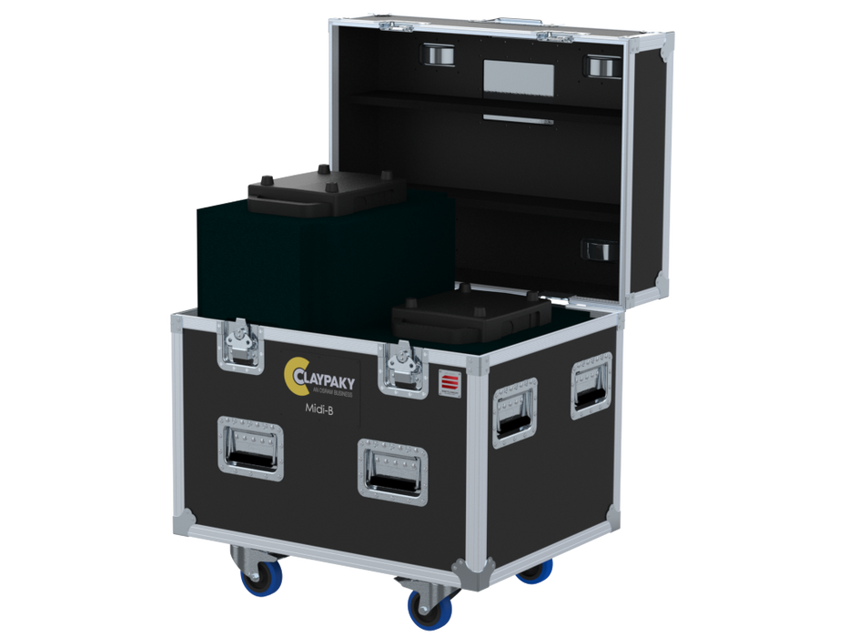 Santosom Moving Head Flight case PRO, 2x Clay Paky Midi-B