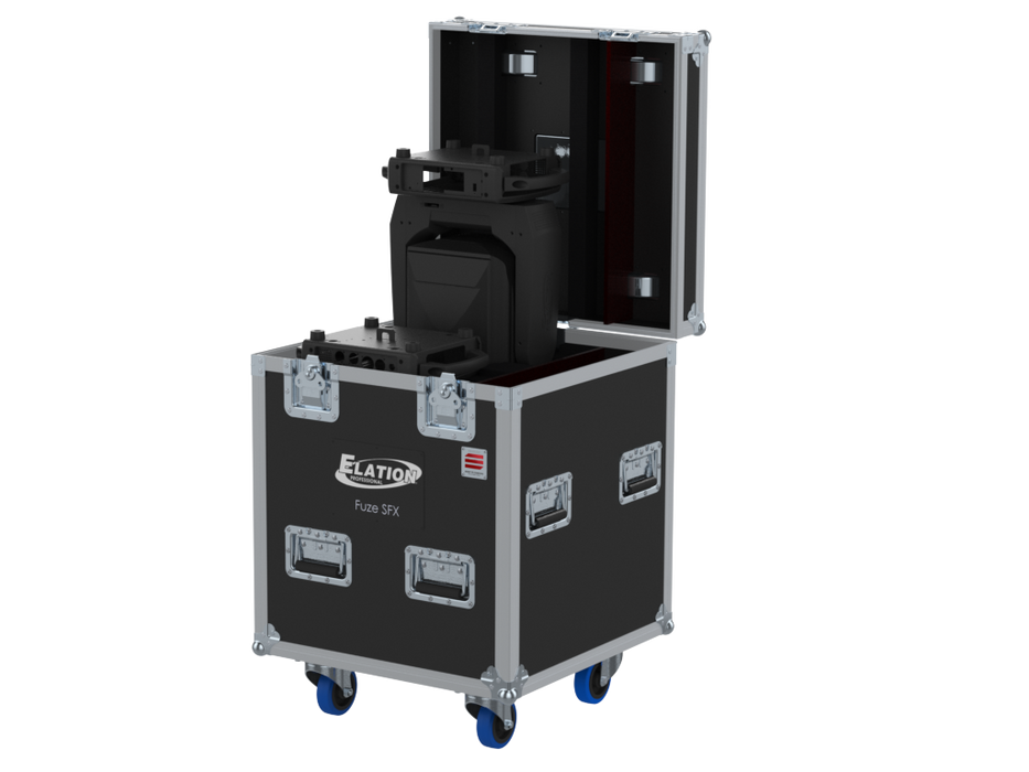 Santosom Moving Head Flight case PRO, 2x Elation Fuze SFX