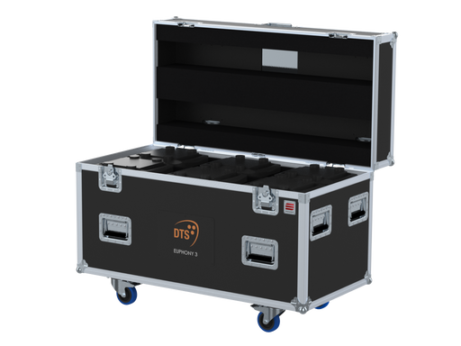 Santosom Moving Head Flight case PRO, 6x DTS EUPHONY 3 (Clamps On)