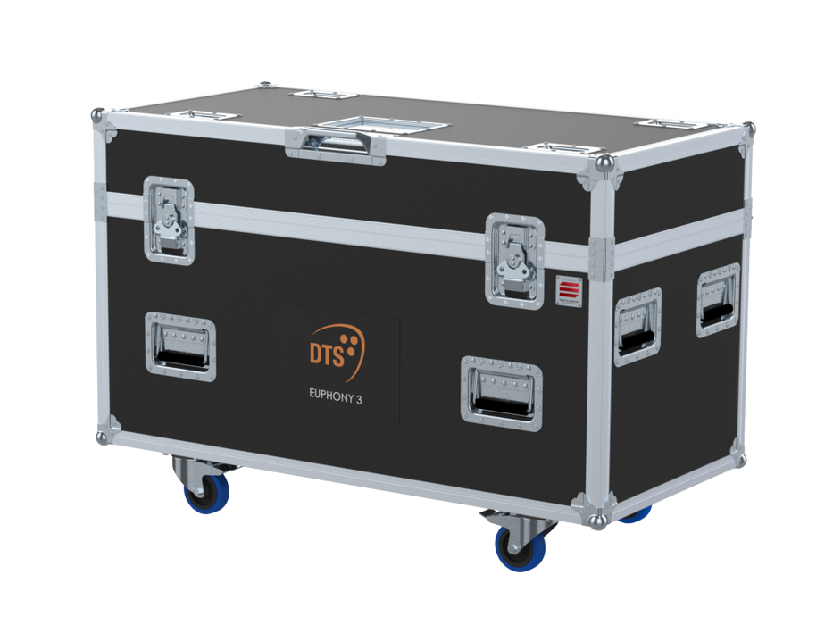 Santosom Moving Head Flight case PRO, 6x DTS EUPHONY 3 (Clamps On)