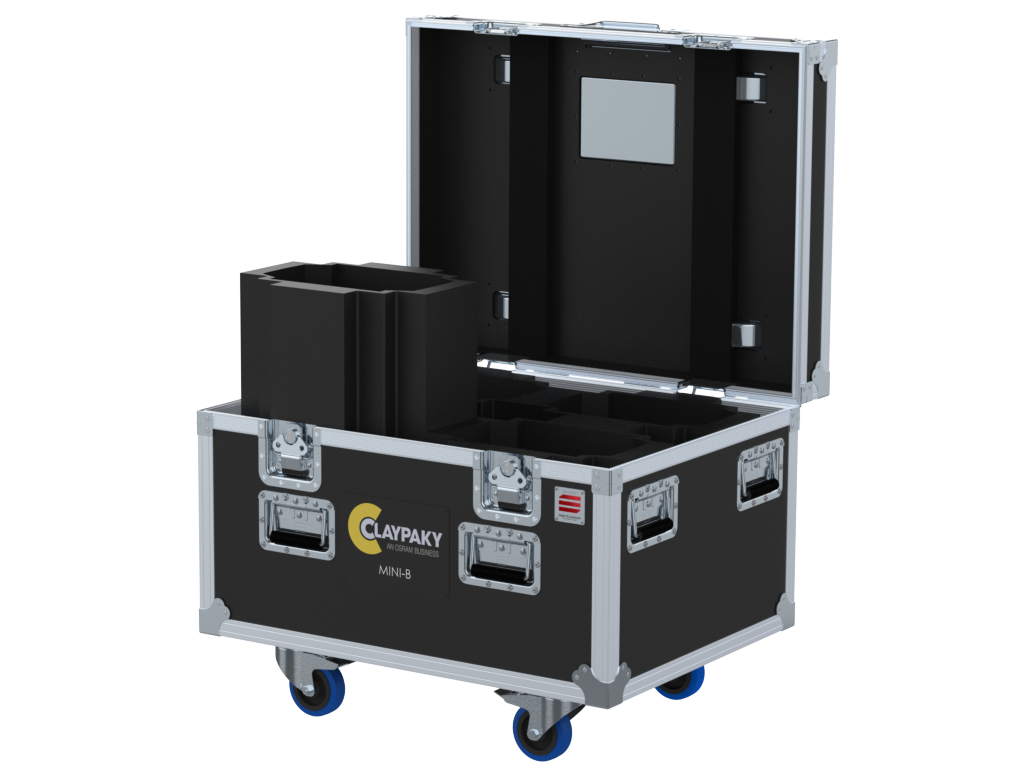 Santosom Flight case PRO, 4x Clay Paky Mini-B (No foam)