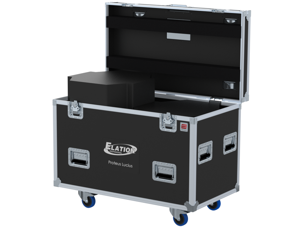Santosom Moving Head Flight case PRO, 2x Elation Proteus Lucius (No Foam shell)