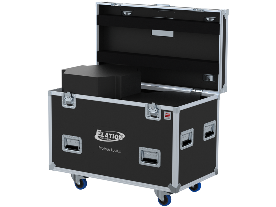 Santosom Moving Head Flight case PRO, 2x Elation Proteus Lucius (No Foam shell)