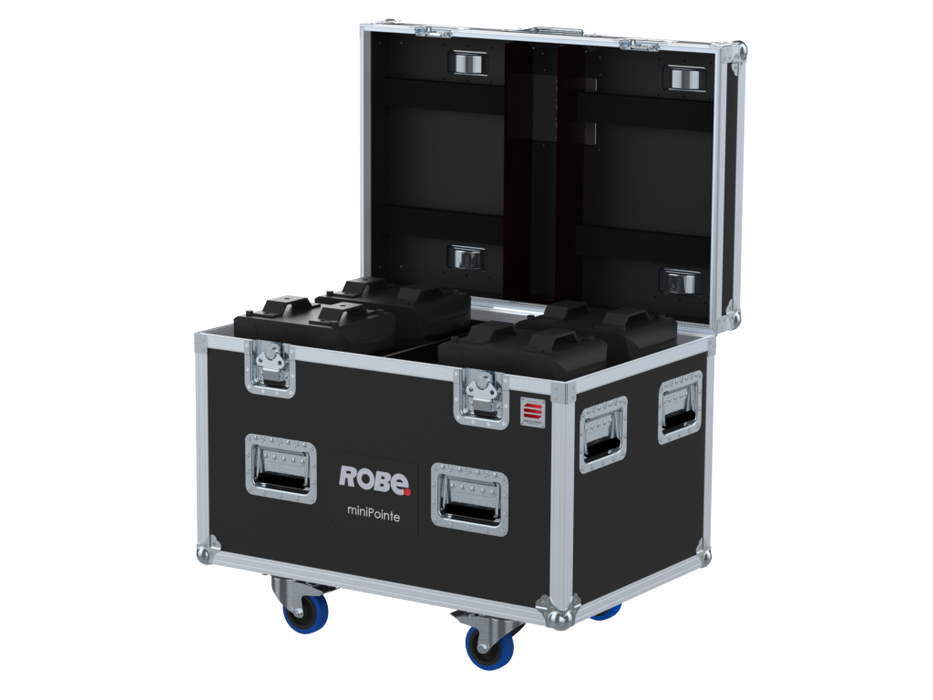 Santosom Moving Head Flight case PRO, 4x Robe miniPointe