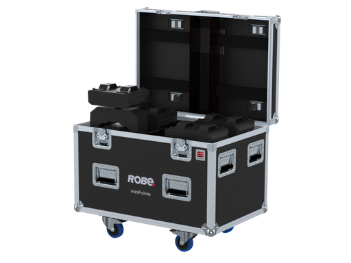 Santosom Moving Head Flight case PRO, 4x Robe miniPointe