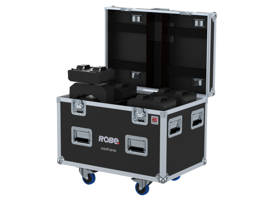Santosom Moving Head Flight case PRO, 4x Robe miniPointe