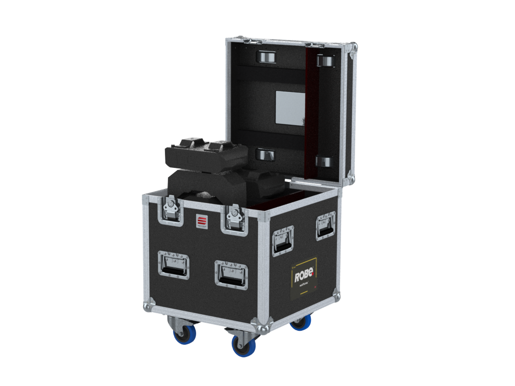 Santosom Moving Head Flight Case PRO, 2x Robe miniPointe