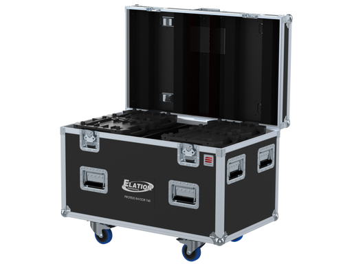 Santosom Moving Head Flight case PRO, 4x Elation Proteus Rayzor 760 + Access.