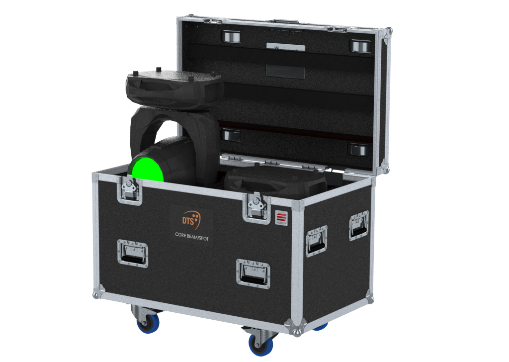 Santosom Moving Head Flight case PRO, 2x DTS Core Beam/ Spot