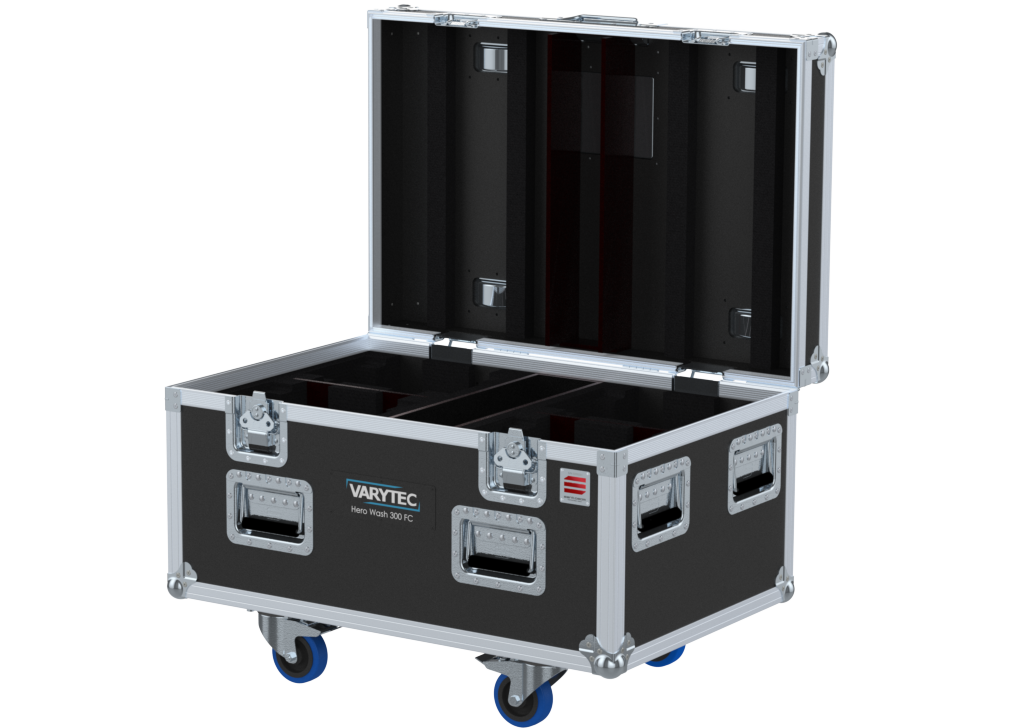 Santosom Moving Head Flight case PRO, 4x Varytec Hero Wash 300 FC