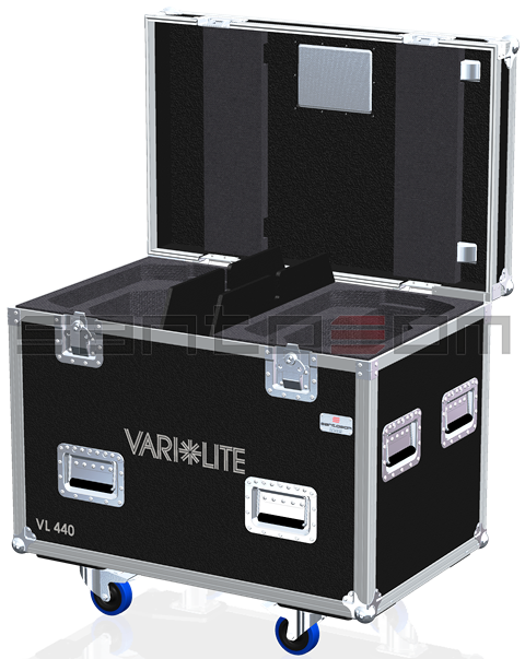 Santosom Moving Head Flight Case PRO, 2x Vari*Lite VL440SP/VL880SP/VLX3WA