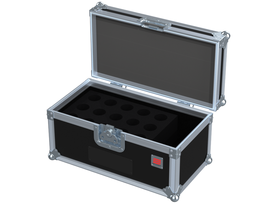Santosom Flight case, 15x Microphones Type SM58