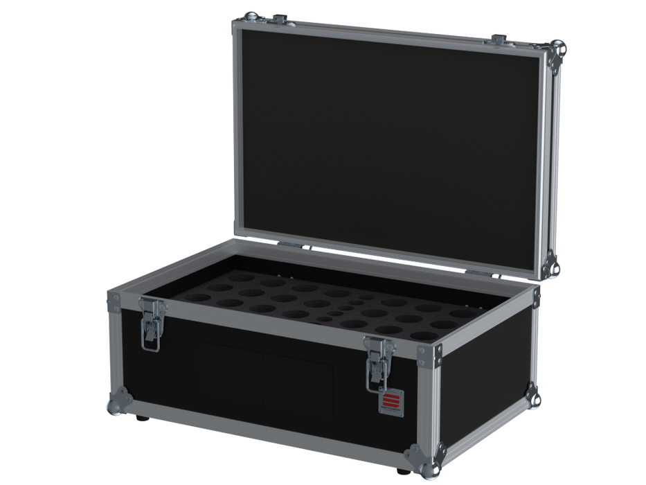 Santosom Microfone  Flight Case, 39x Microphones + Access.
