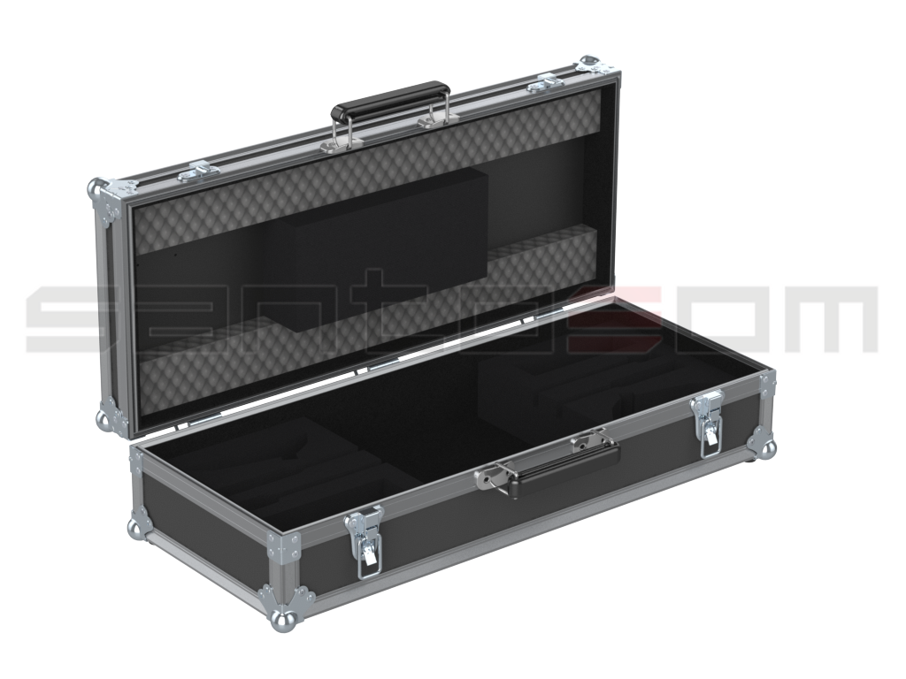 Santosom Microfone  Flight case, 2x Shure MX418