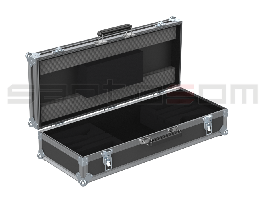 Santosom Microfone  Flight case, 2x Shure MX418