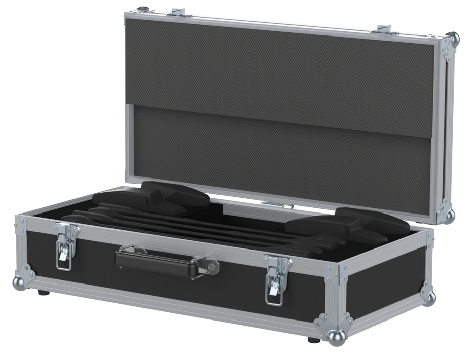 SANTOSOM MICROPHONE Flight case, Sennheiser 4x Sennheiser MAT133 + 4x MEG 14-40