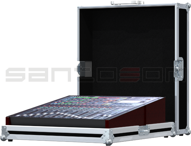 Santosom Mixer Flight case, Soundcraft Si Compact 16