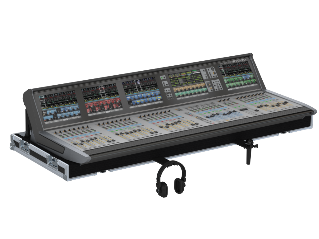 Santosom Mixer Flight case PRO-3, Soundcraft Vi7000