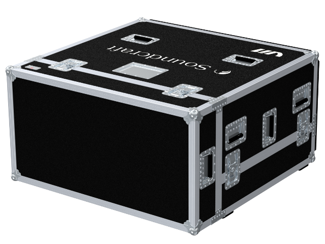 Santosom Mixer Flight case PRO-3R, Soundcraft Vi1 + 19"/2