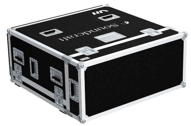 Santosom Mixer Flight case PRO-3, Soundcraft Vi1