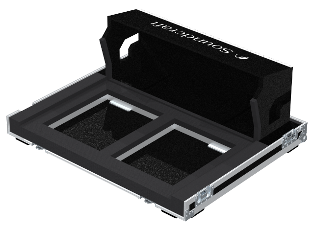 Santosom Mixer Flight case PRO-3, Soundcraft Vi1