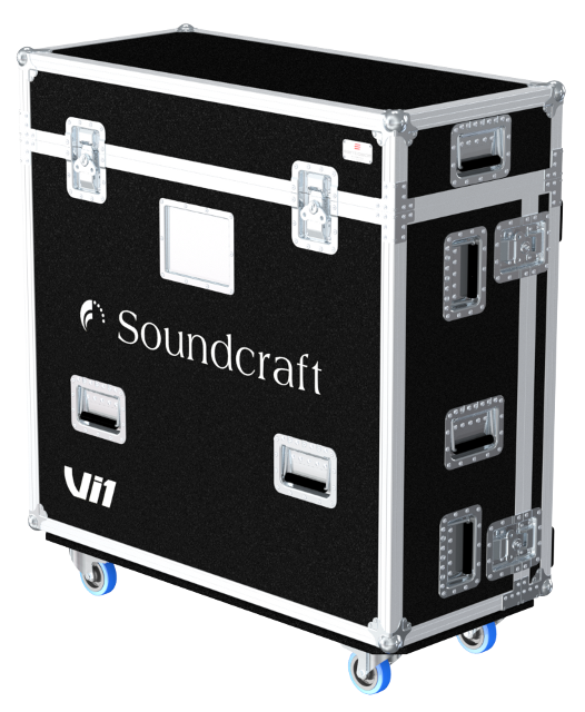 Santosom Mixer Flight case PRO-3, Soundcraft Vi1