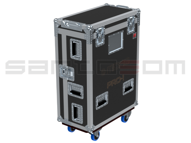 Santosom Mixer Flight case PRO-3, Midas PRO1