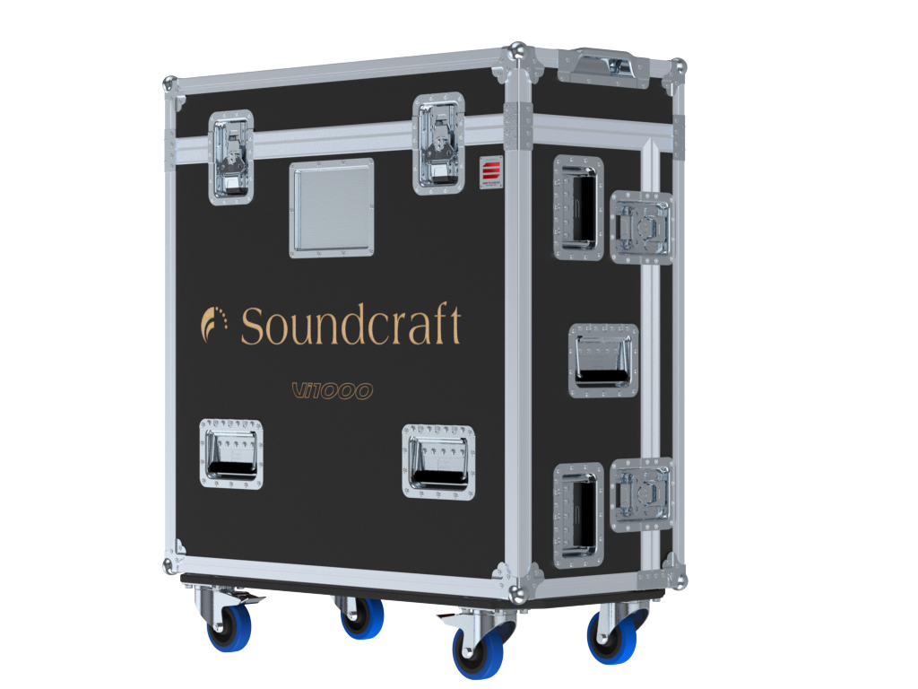 Santosom Mixer Flight case PRO-3, Soundcraft Vi1000
