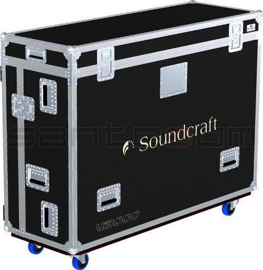 Santosom Mixer Flight case PRO-3R, Soundcraft Vi3000 + 19"/2U