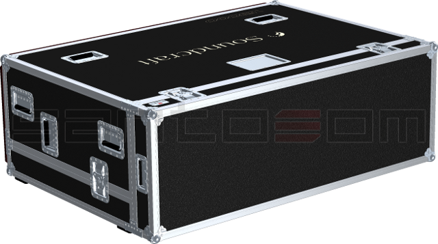 Santosom Mixer Flight case PRO-3R, Soundcraft Vi3000 + 19"/2U