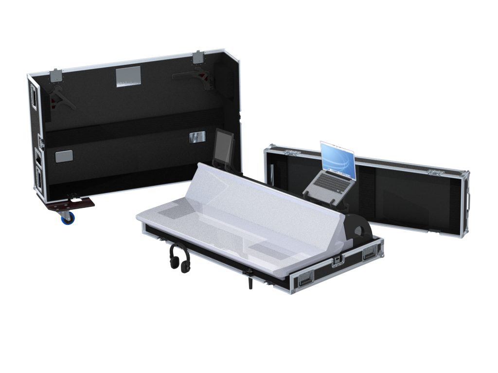 Santosom Mixer Flight case PRO-3, Soundcraft Vi3000