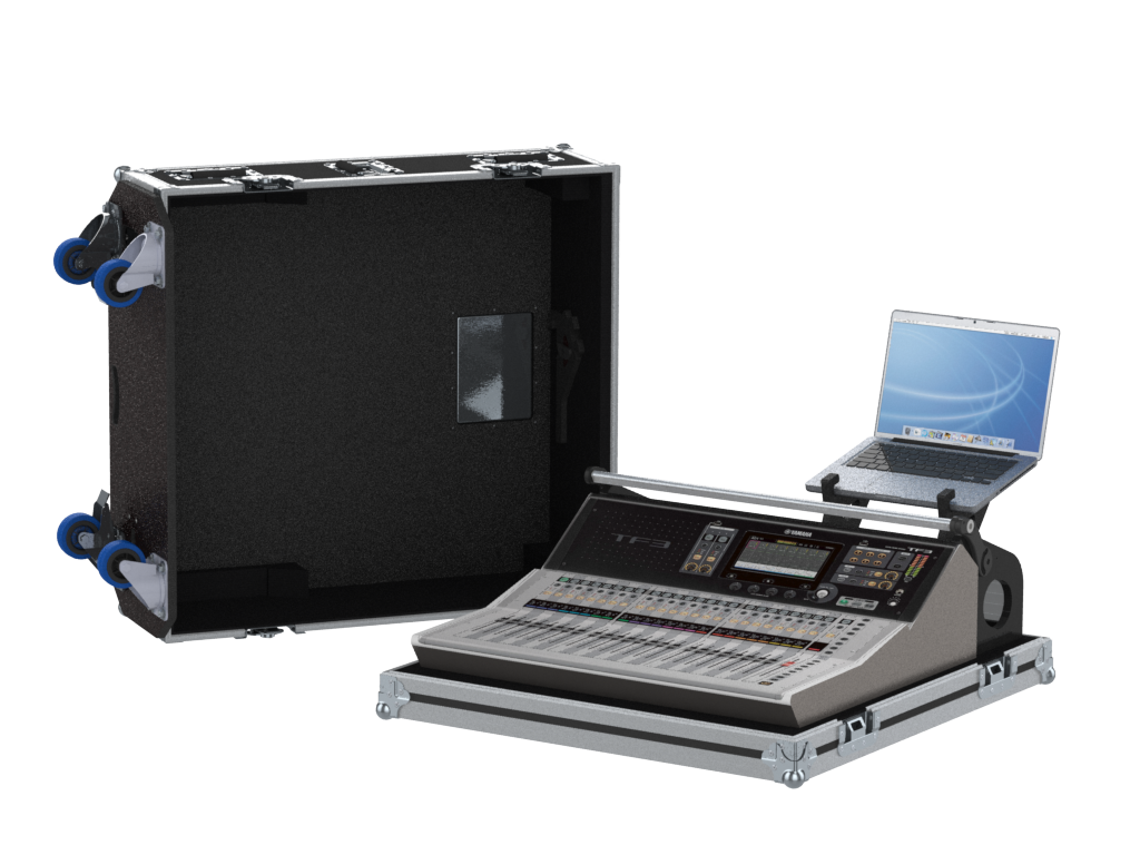 Santosom Mixer Flight case Pro-3, YAMAHA TF3