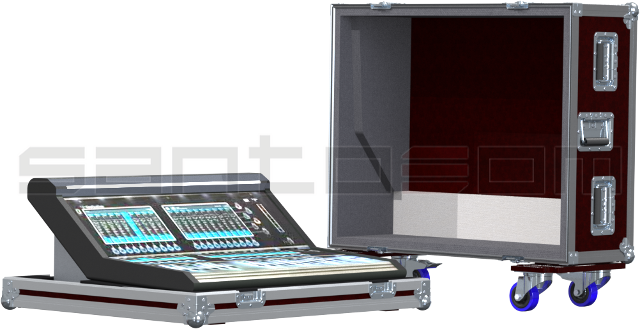 SANTOSOM MIXER Flight case, DiGiCo S21