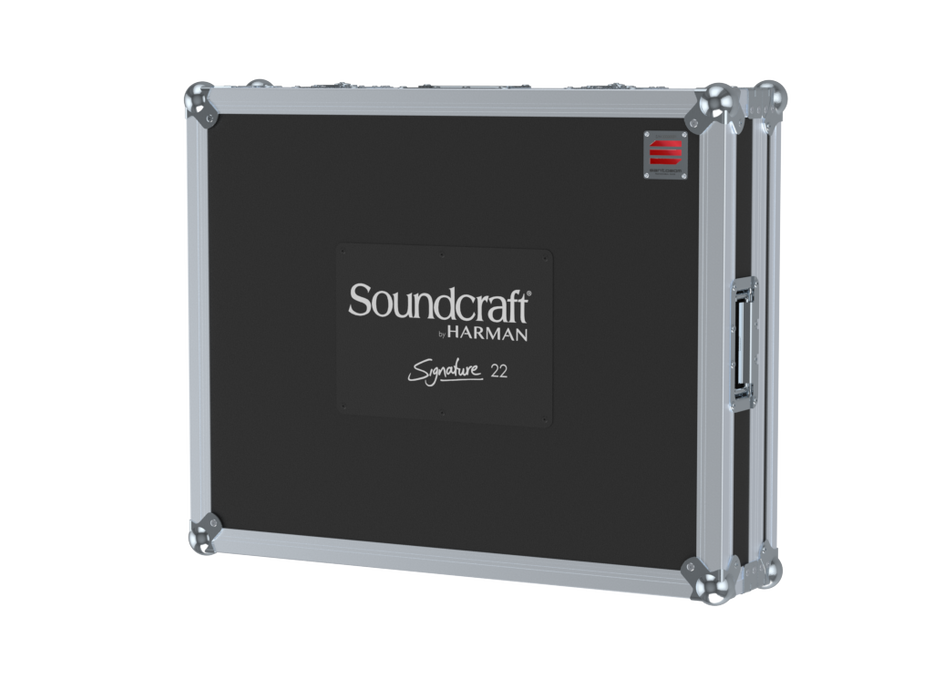 Santosom Mixer Flight case, Soundcraft Signature 22