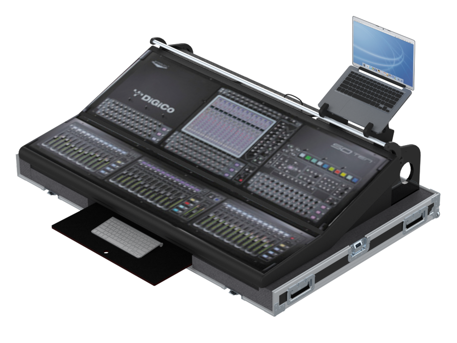 SANTOSOM MIXER Flight case PRO-3, DiGiCo SD10
