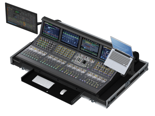 Santosom Mixer Flight case PRO-3, Avid S6L-32D Control Surface