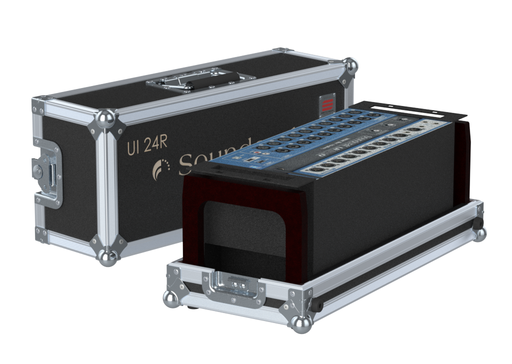 Santosom Mixer Flight case, Soundcraft Ui24R