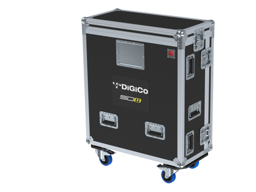 SANTOSOM MIXER Flight case PRO-32, DiGiCo SD11/11i/11B (w/ 2x Swivel Arm)