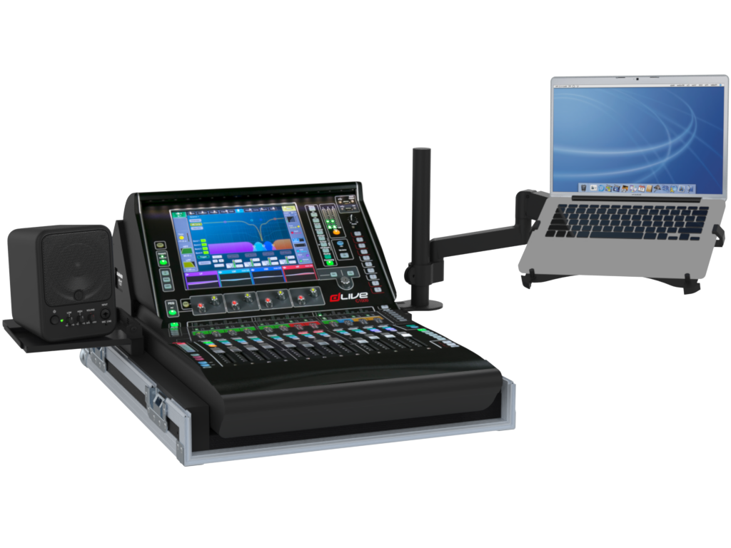 Santosom Mixer Flight case PRO-3, Allen & Heath DLive C1500