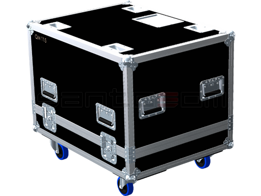 Santosom Monitor  Flight Case PRO, 2x QUBE QM115