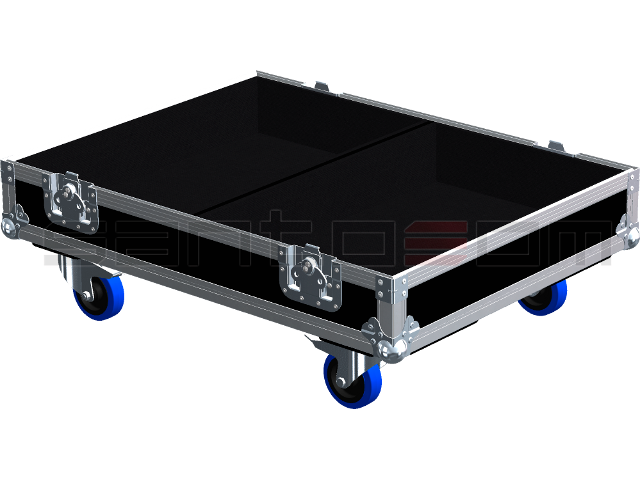 Santosom Monitor Flight Case PRO, 2x QUBE QM115