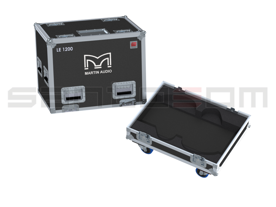 Santosom Monitor Flight Case PRO, 2x Martin LE1200