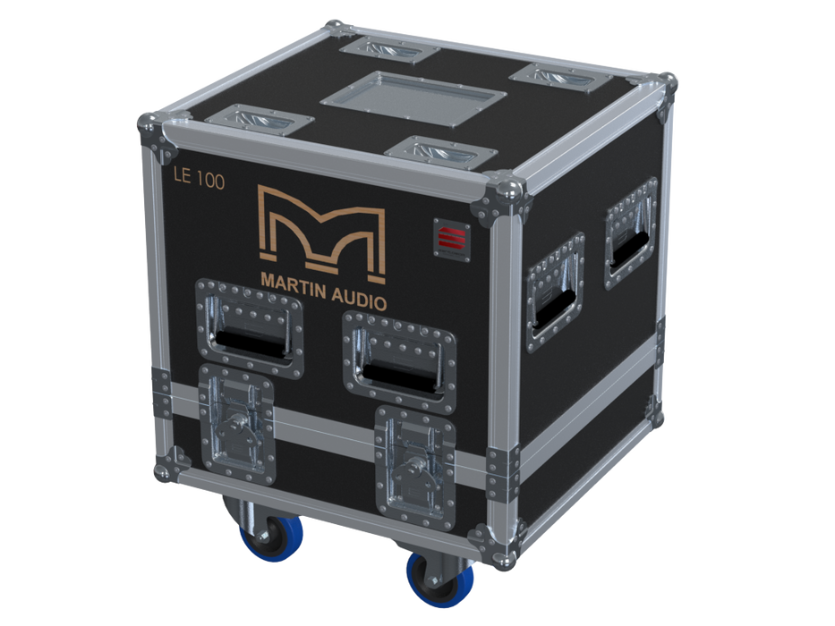 Santosom Monitor Flight Case PRO, 2x Martin LE100