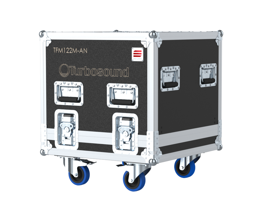 Santosom Monitor Flight case PRO, 2x TURBOSOUND TFM122M-AN