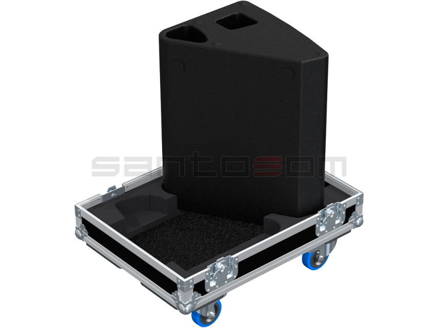 Santosom Monitor Flight Case, 2x TWaudio C15