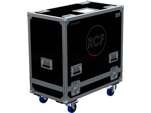 Santosom Monitor Flight case, 2x RCF NX M15-A