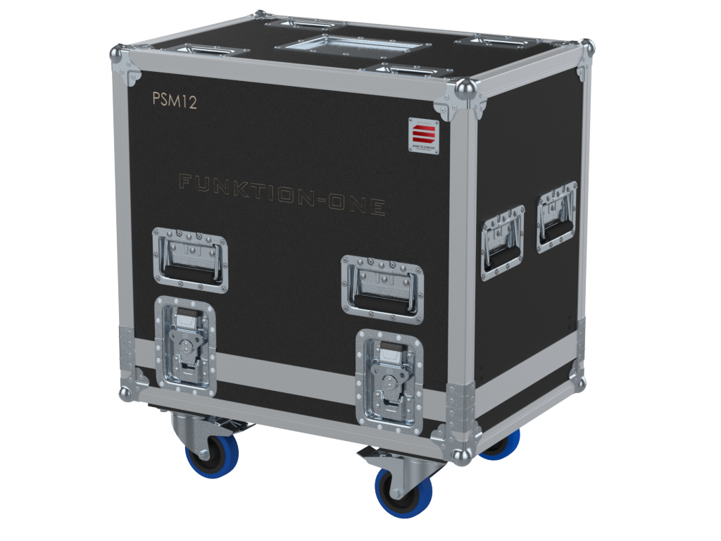 Santosom Cabinet Flight Case PRO, 2x Funktion-One PSM12