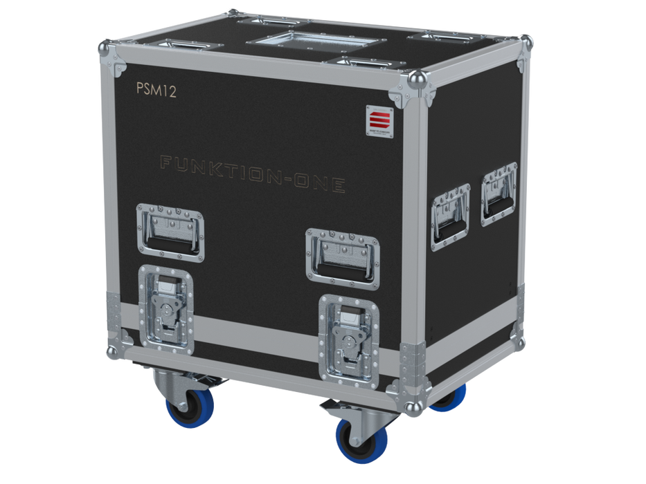 Santosom Cabinet Flight Case PRO, 2x Funktion-One PSM12